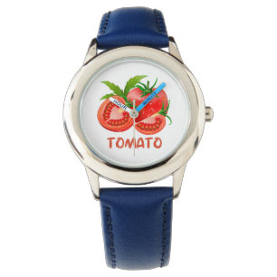 Watch with tomato
