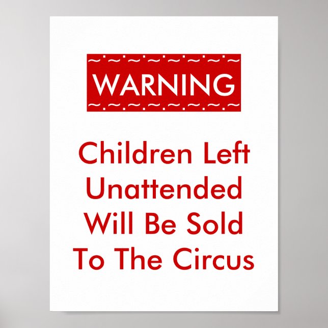 Watch Your Children Poster (Front)