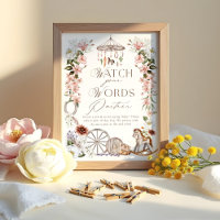 Watch Your Words Partner Wild Western Baby Shower