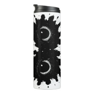 Watcher in the Ink: Eye‑Blot Sigil Thermal Tumbler
