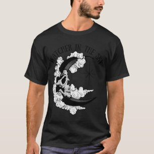 Watcher In The Sky - Moon Design T-Shirt