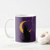 Watcher of the Night – Halloween Black Cat Card