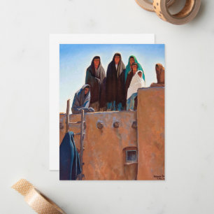 Watchers From the Housetop by Maynard Dixon Card