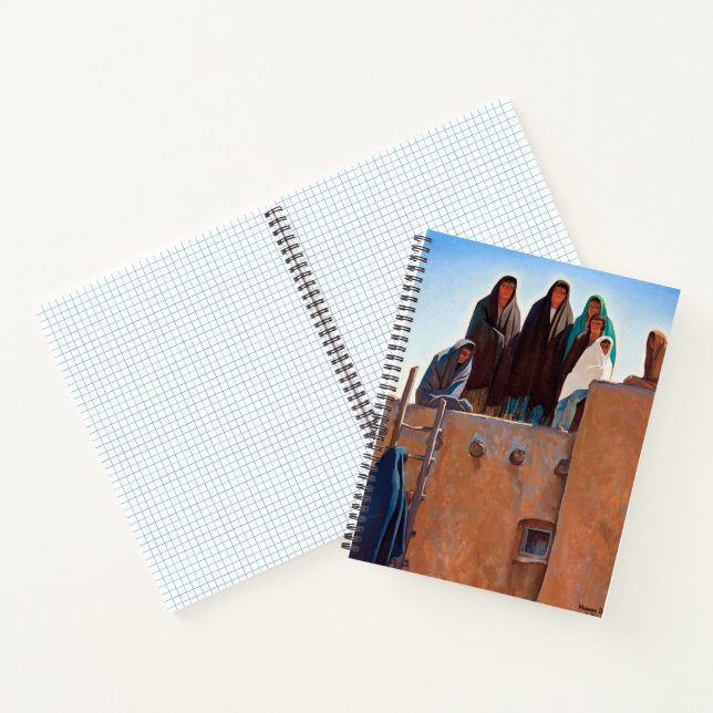 Watchers From the Housetop by Maynard Dixon Notebook (Inside)