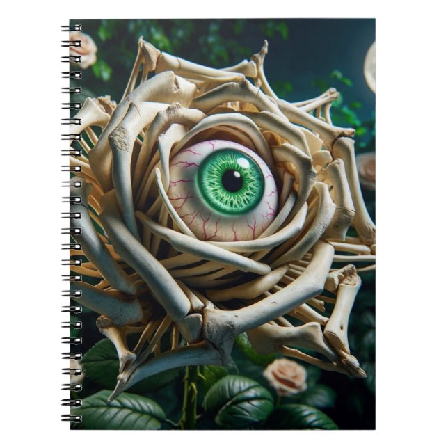 Watchful Bone Flower Notebook (Front)