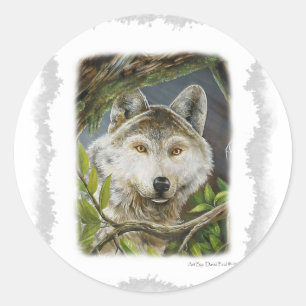 Watchful Eyes Classic Round Sticker
