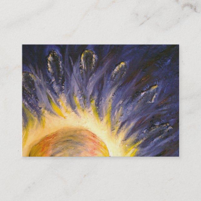 Watchful Mind Business Card Blank (Front)