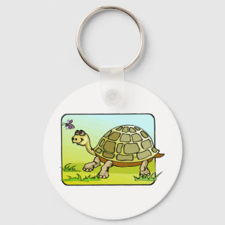 Watchful Turtle Key Ring
