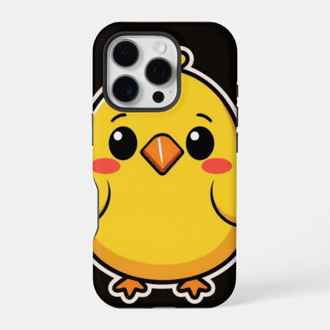 WATCHING CHICK PHONE-CASE iPhone CASE (Back)
