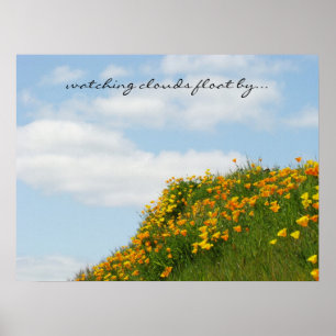 watching clouds float by... art prints Blue Sky