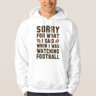 Watching Football Hoodie