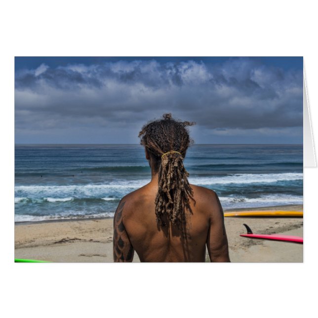 Watching for the perfect wave (Front Horizontal)