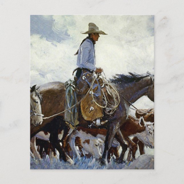 “Watching Him Move” Western Art By WHD Koerner (Front)
