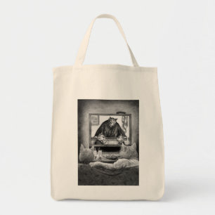 Watching Judge Kitty Tote Bag