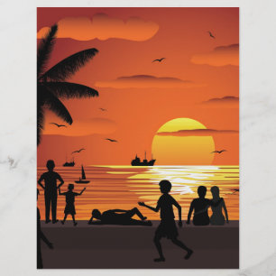 watching sunset