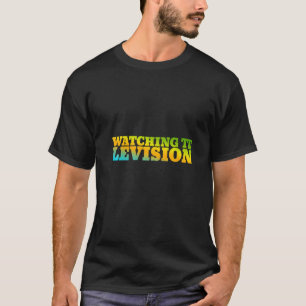 Watching Television Designed With Nature Colours T-Shirt