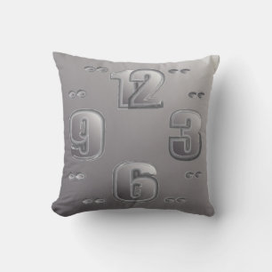 watching the clock cushion