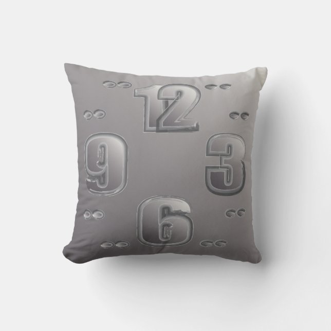 watching the clock cushion (Front)