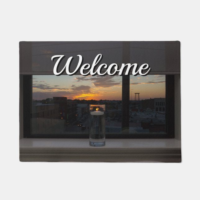 Watching The Sunset Welcome Doormat (Front)