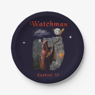 Watchman Paper Plate