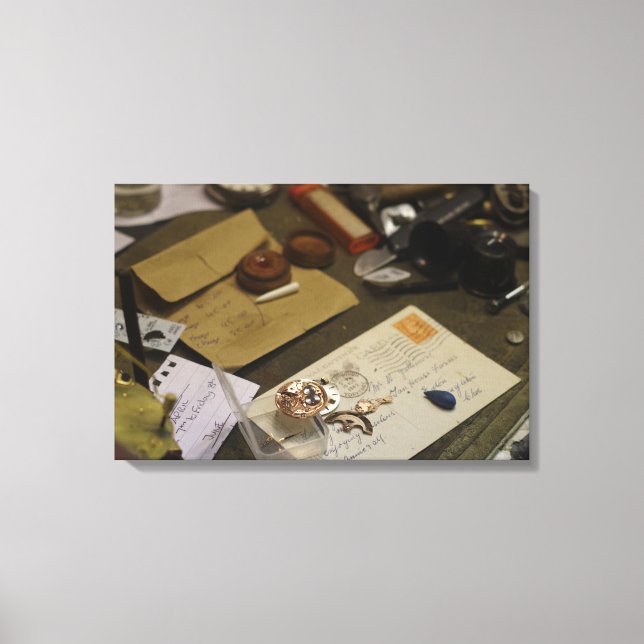 Watchsmith's workshop canvas print (Front)