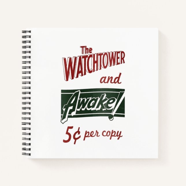 Watchtower & Awake Notebook (Front)