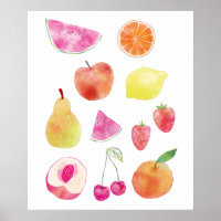 Watecolor Fruit Painting
