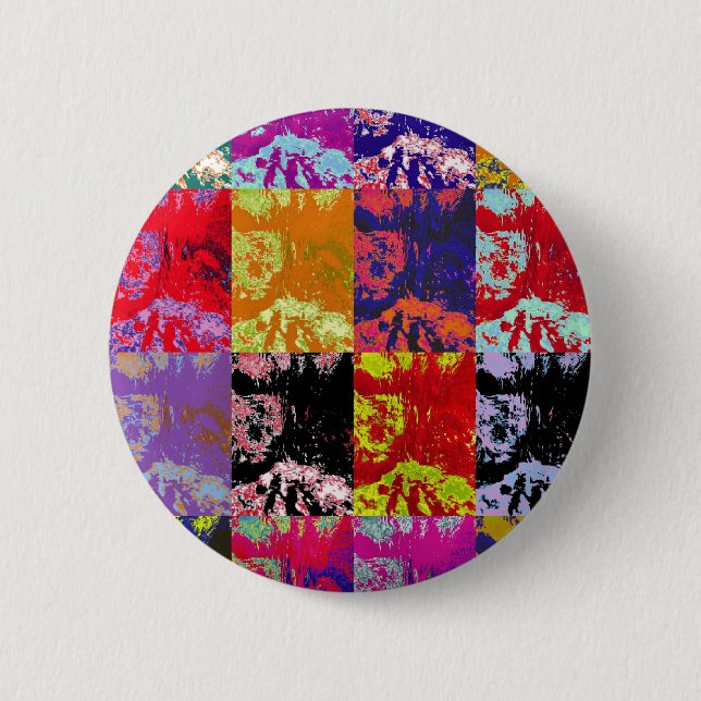 WATER 6 CM ROUND BADGE (Front)