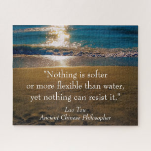 Water - a quote from Lao Tzu Puzzle