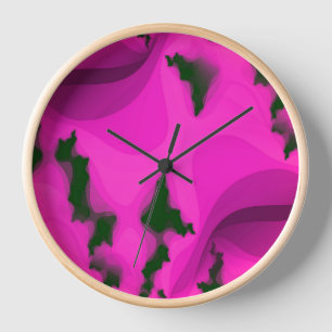 WATER ABSTRACT CLOCK