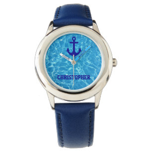 Water Anchor Beach Blue Sea Boat Crew Watch