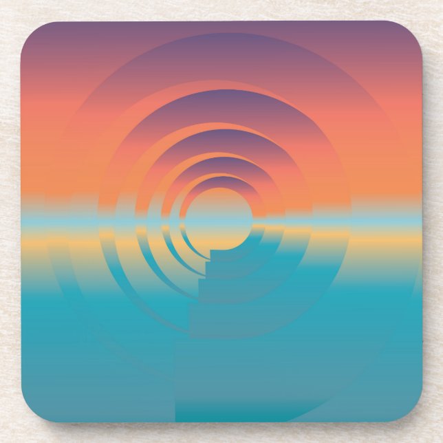 water and horizon coaster (Front)