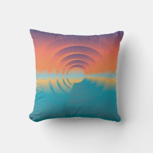 water and horizon cushion