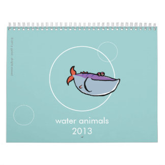 water animals 2013 - with your own words calendar