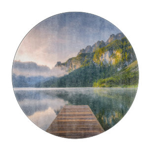 Water   Azure Alpine Lake, Austria Cutting Board