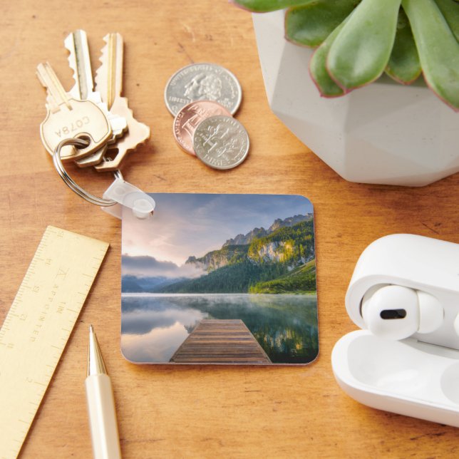Water | Azure Alpine Lake, Austria Key Ring (Desk)