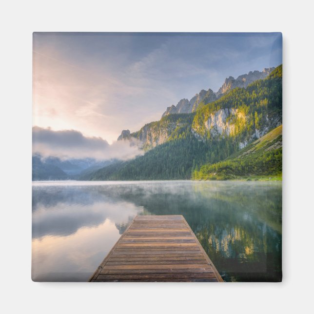 Water | Azure Alpine Lake, Austria Magnet (Front)