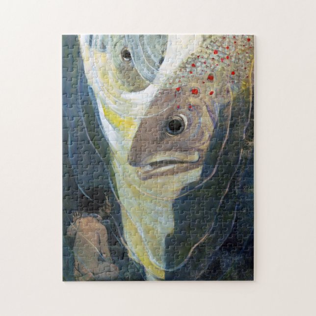 Water Baby and Fish, Jessie Willcox Smith Jigsaw Puzzle (Vertical)