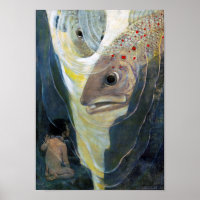 Water Baby and Fish, Jessie Willcox Smith