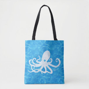 Water Baby Octopus Tote Bag