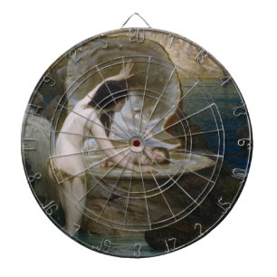 Water Baby of a Girl Siren, Venus, Aphrodite Dartboard