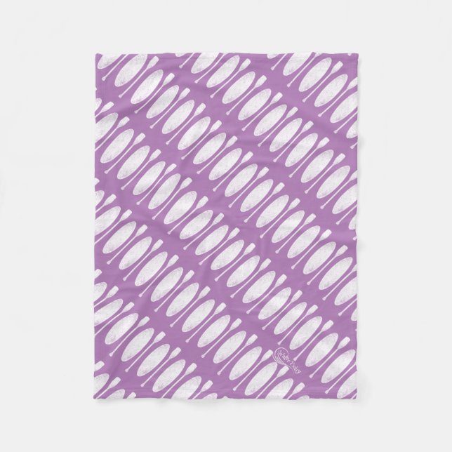 Water Baby Paddle Board Fleece Blanket (Front)