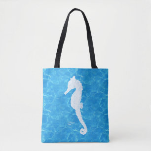 Water Baby Seahorse Tote Bag