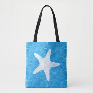 Water Baby Starfish Tote Bag