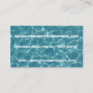 water background biz card