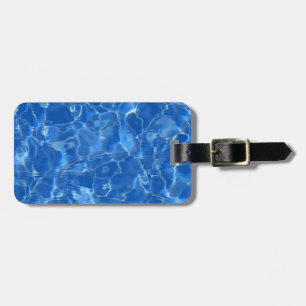 water background luggage tag