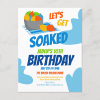 Water Balloon Pool Party Kids Summer Birthday