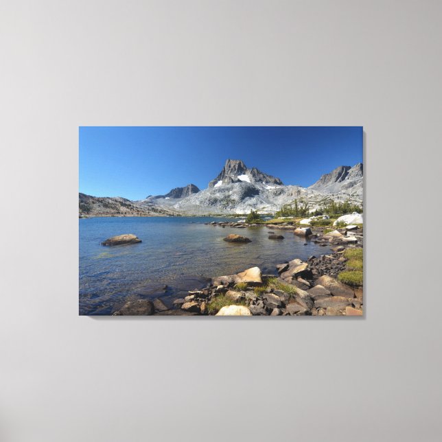 Water | Banner Peak Thousand Island Lake Canvas Print (Front)