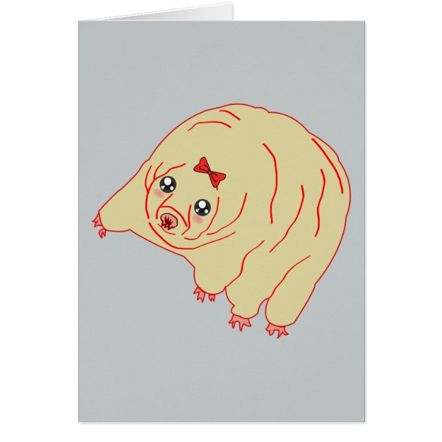 Water Bear Cute Anime Tardigrade (Front)