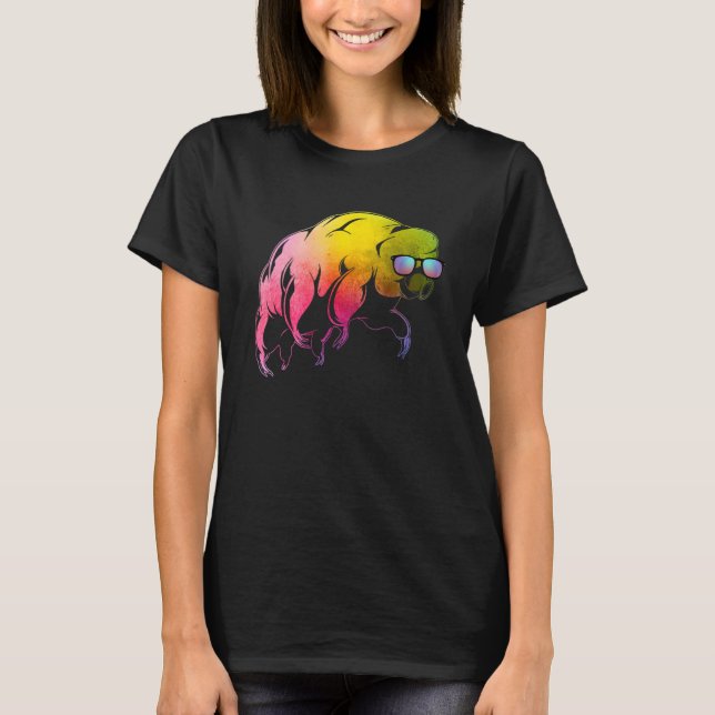 Water Bear Tardigrade Micro Animals Microbiologist T-Shirt (Front)